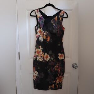 NWT Karen Millen Dress - Black/Floral